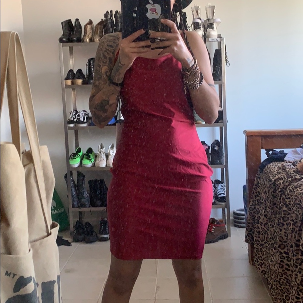 Red dress